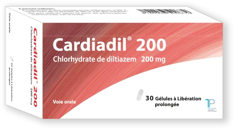 Boîte Cardiadil 200mg BT30
