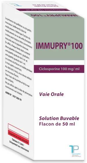 Boîte Immupry 100mg-ml FL