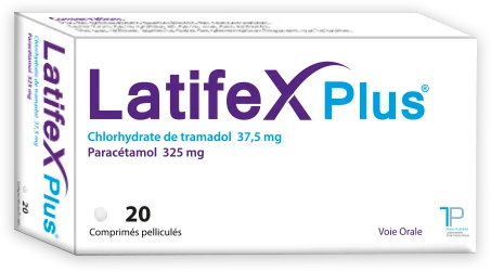 Boîte Latifex Plus 37,5-325mg BT20