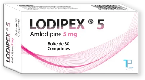 Boîte Lodipex 5mg BT30