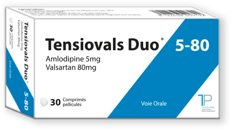 Boîte Tensiovals Duo 5-80mg BT30